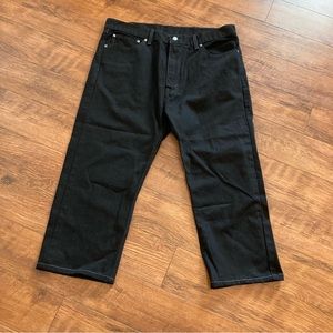 Black Levi’s 505 Jeans Denim Men’s 38x23 Pants Straight Leg